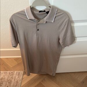 Men's Theory Beige Polo Shirt Theory